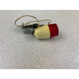 Vintage Old School Bicycle Clamp Mount Red Tail Lamp