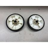 Lawn Boy 1970s 6 inch  Front Plastic Wheels Set Of 2