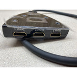 HDMI Switch 4k@30Hz, Gold-plated HDMI Switch splitter 3 port, Supports 4K,