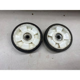 Lawn Boy 1970s 6 inch  Front Plastic Wheels Set Of 2