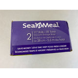 Seal-a-Meal Seal a Meal, 2 Pack - 11' Rolls. Clear