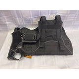 KQP Tactical Dog Harness for Medium Sized Dogs Black Nylon