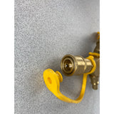 2 Way Air Hose Manifold Quick Coupler Connector Brass Fitting Adapter Splitter