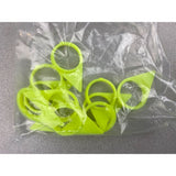 MRICPY33 300 Mm Wheel Nut Indicator, Yellow - 10 Piece