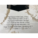 Basics 6 Feet High Speed HDMI Cable 2 Pack Open Box