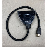 HDMI Switch 4k@30Hz, Gold-plated HDMI Switch splitter 3 port, Supports 4K,