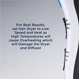 Conair Volumizing Hair Diffuser Dryer Attachment Fits Nozzles from 1.75” to 2.3”