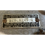 1950s Sears Roebuck And Company 528.6263-2 Automotive Radio With Faceplate