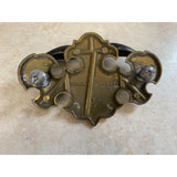 VTG Amerock  Can CP-2294 Antique Brass Batwing Drawer Drop Pull Handles Lot Of 3