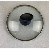 8" Glass Universal Cooking Pot Lid With Cool Touch Handle And Stainless Rim USED