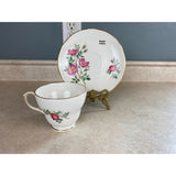 Duchess Wild Rose Of Banff Alberta Gold Trimmed Tea Cup And Saucer Set