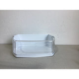 LG Refrigerator Replacement Part Door Bin Model man62849701-2 White Clear Plastic