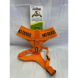 Dexil Color Coded Dog Awareness Harness Small "No Dogs" Orange