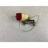 Vintage Old School Bicycle Clamp Mount Red Tail Lamp