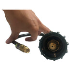 Deltec 1/4" LP Gas Propane 16" Connector Hose for RV Tanks