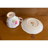 Royal Albert American Beauty Fine Bone China England Teacup Saucer Set