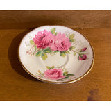 Royal Albert American Beauty Fine Bone China England Teacup Saucer Set