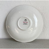 Royal Vale Bone China England Teacup Saucer Set Yellow Floral