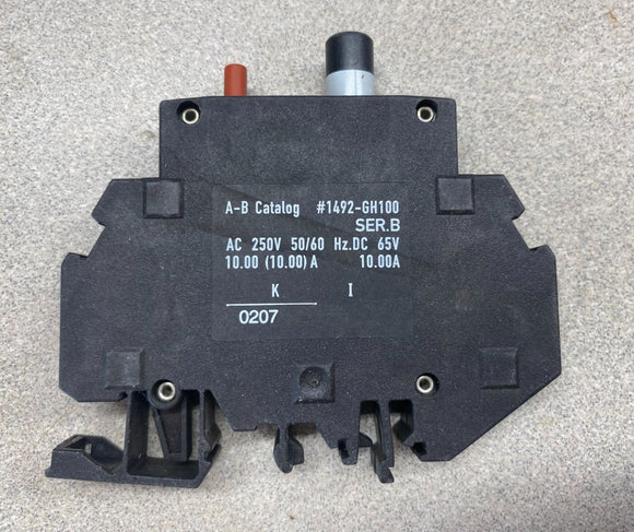 Allen-Bradley 10.00 Amp 1492-GH100 SER.B Circuit Breaker New Without Packaging