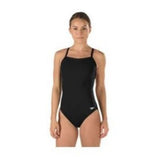 Speedo Solid Flyback Training Suit - Women's Black 6/32