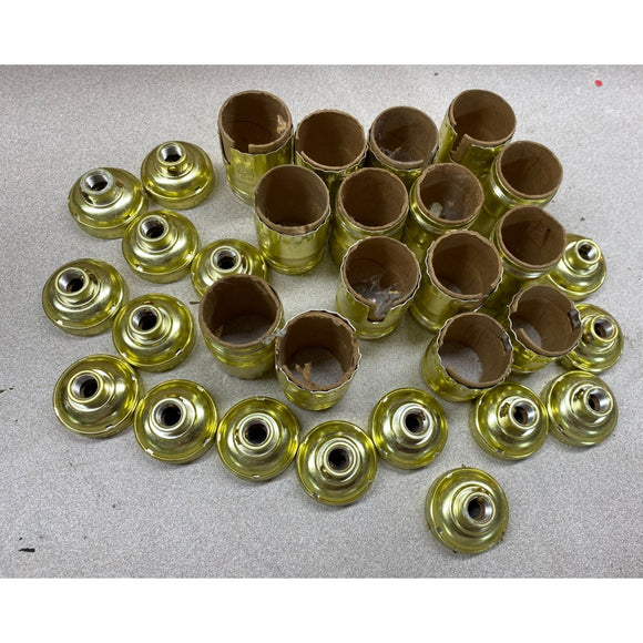 Lot Of Gold Leviton Light Socket Lampholders