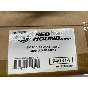 Red Hound Auto 940314 Rear Mud Guards 2013 - 2016 Honda Accord