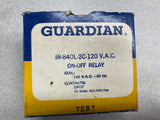 Guardian IR-840L-2C-120 V.A.C On-Off Relay NEW