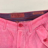 Guess Jeans Classic Shorts Men's 30 Cotton Safari Cargo Pigment Tumble Fuscia Pink