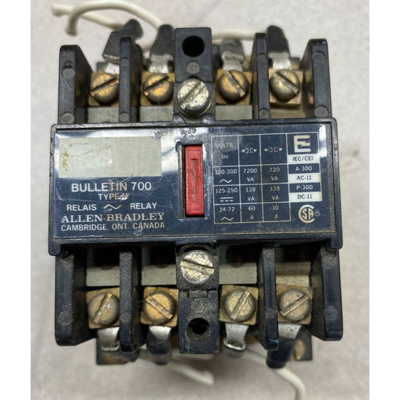 Allen-Bradley Bulletin 700 Type N AC Relay,