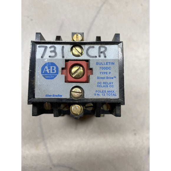 Allen-Bradley AB Bulletin 700 Type P 700-P400A1 Ser B Extended AC Relay,