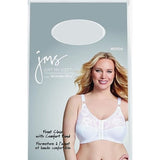 Wonderbra W0906 Plus-Size JMS Front Closure Wire-Free Bra Women's White 44C