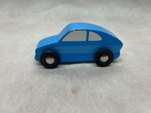 Melissa and Doug Children's Toy Wood Blue Car