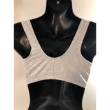 Fruit of the Loom 36 Front Close Builtup Sports Bra Style 96014 Gray Heather