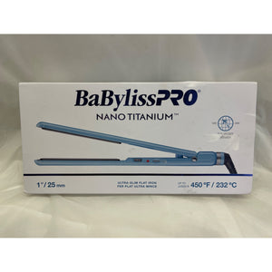 BaBylissPRO Nano Titanium 1" Ultra Slim Flat Iron 1.0 Model BNT4072C