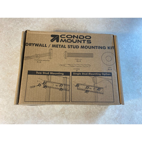 CondoMounts MSK8001 Steel Stud TV Mounting Kit