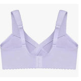 Glamorise Womens 44DD Full Figure Cotton Blend Support Bra #1001 Lilac