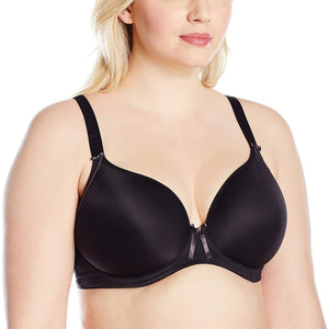 Elomi Bijou Women's 42I Underwired Molded Basque Bra EL8722BLK