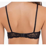 Smart & Sexy Style SA276X Women's 36A Push Up Bra black w/ Lace Wings NWT