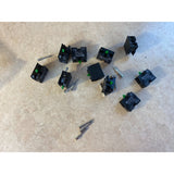 10A 240V ZB2-BE101C NO NC Push Button Joystick Switch Black Lot OF 10 NEW