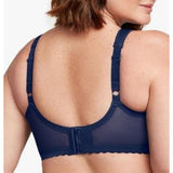 Glamorise Women's 36DD Full Figure MagicLift Wirefree Support Bra #1000 Blue