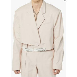 maison blanche All Gender Cropped Jacket Hushed Violet Medium