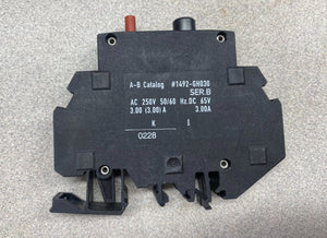 Allen-Bradley 3.00 Amp 1492-GH030 SER.B Circuit Breaker New Without Packaging