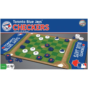 MLB Toronto Blue Jays Checkers Set Collectible Boardgame Masterpieces Puzzle Co.