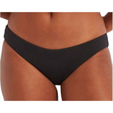 Seafolly Australia Hipster Bikini Bottoms Size 10 Black - Recycled Fibers - 40473-92