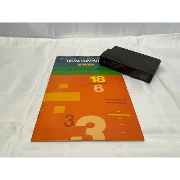 Texas Instruments Home Computer TI99/4A Vintage Solid State Cartridge Division