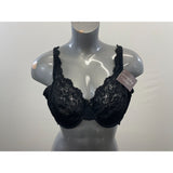 Smart & Sexy #SA964 Women's Sheer Mesh Demi Underwire Bra Size 42DD Black NEW