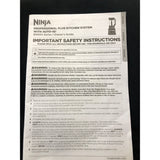 Ninja Professional Plus Kitchen System BN800 - Replacement Part - Owners Manual