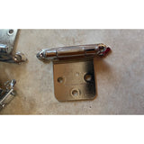 Amerock PAT1967 Chrome Cabinet Door Hinges Self Closing Flush Mount Lot Of 44  NOS