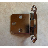 Amerock PAT1967 Chrome Cabinet Door Hinges Self Closing Flush Mount Lot Of 44  NOS