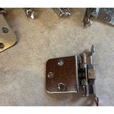 Amerock PAT1967 Chrome Cabinet Door Hinges Self Closing Flush Mount Lot Of 44  NOS